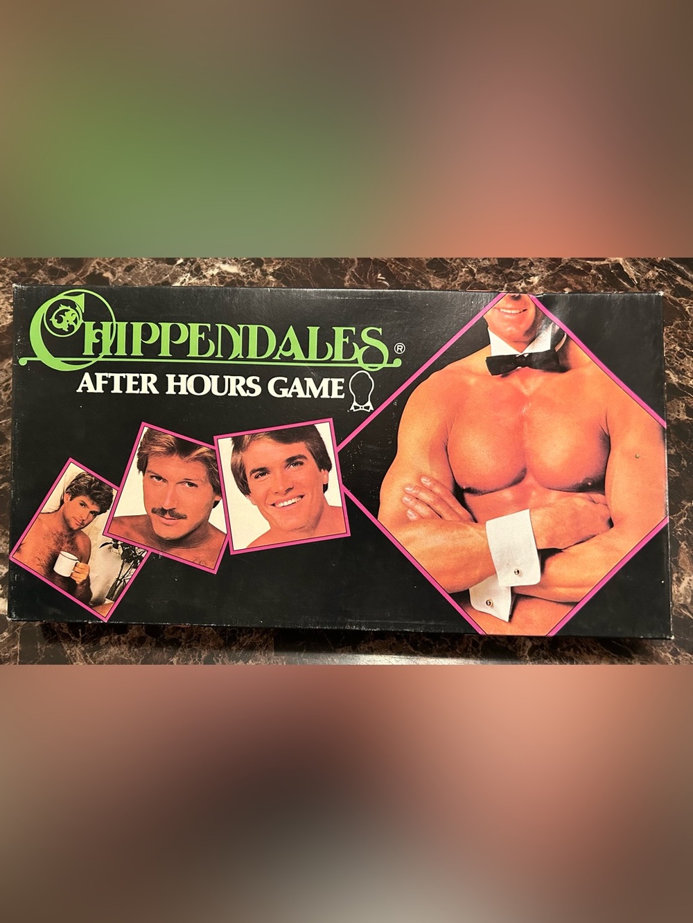 Vintage 1983 Diplomat Games Chippendales After Hours Board Game